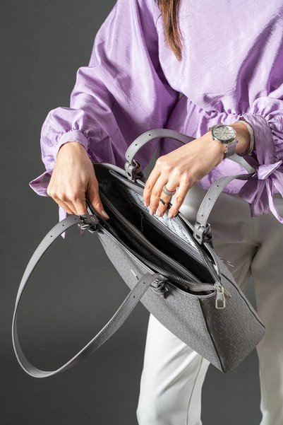 Just Polo Multi-Compartment Zippered Women's Hand and Shoulder Bag
