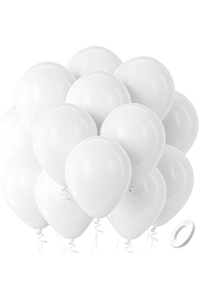 BALON DİYARI 10 Adet Renkli Metalik Balon - Premium Lateks