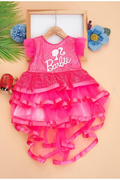 KOKOŞ BEBEK Barbie Kol Tül Detay Özel Elbise