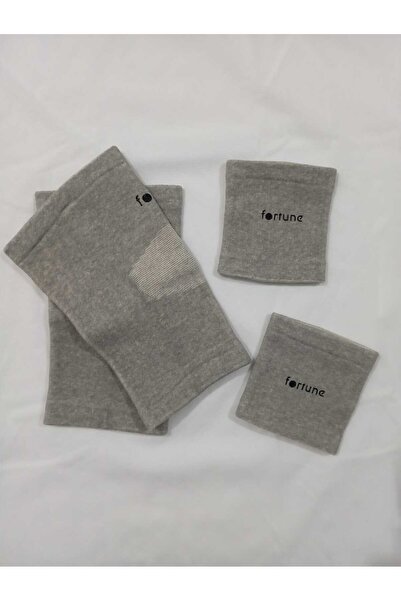 tarmantukaliteliyaşam BAMBU GRİ DİZLİK KORUMA SPOR BANDI SPORCU DİZLİĞİ (ÇİFT)