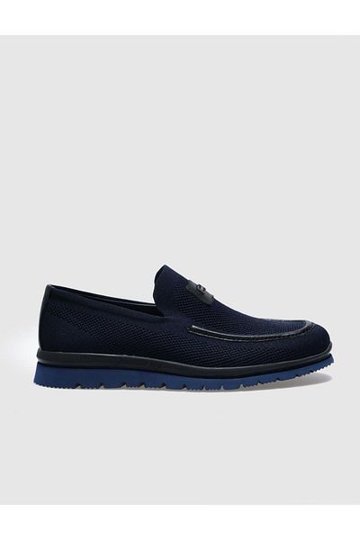 Cabani Knitwear Navy Blue Men's Casual Shoes