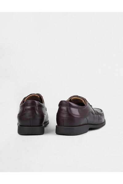 Cabani Hakiki Deri Kahverengi Bağcıklı Erkek Günlük Ayakkabı
