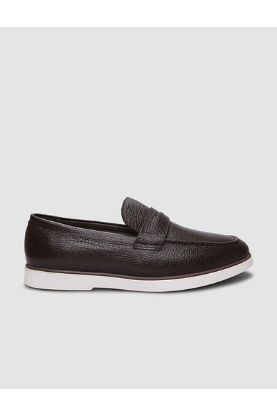 Cabani Men's Casual Shoes - 100% Genuine Leather, Brown
