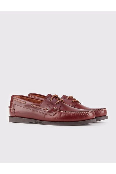 Cabani Genuine Leather Brown Lace-Up Men's Casual Shoes