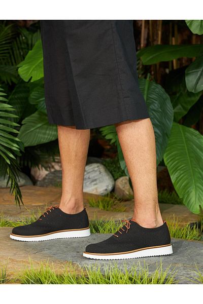 Cabani Men's Knitwear Black Eva Sole Casual Shoes