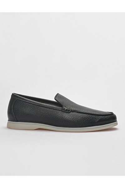 Cabani Pantofi casual pentru bărbați din piele naturală neagră