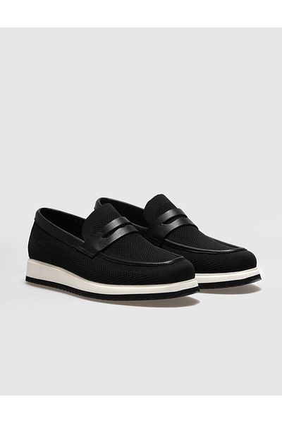 Cabani Knitwear Black Men's Casual Shoes