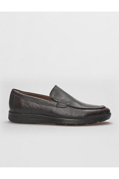 Cabani Genuine Leather Brown Men's Casual Shoes