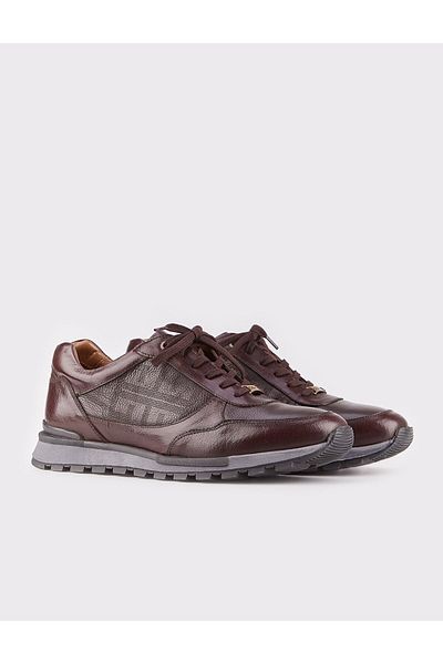 Cabani Genuine Leather Coated Lace-Up Men's Casual Shoes