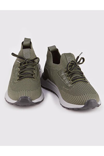 Cabani Triko Haki Bağcıklı Erkek Spor Ayakkabı