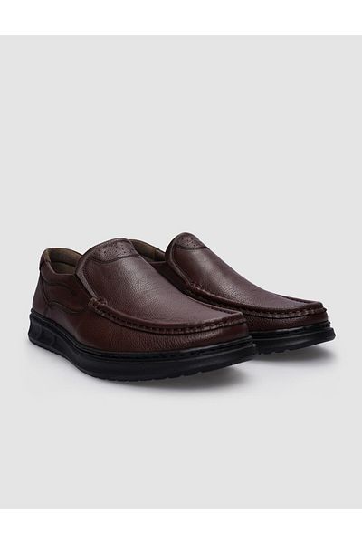 Cabani Men's Casual Shoes - 100% Genuine Leather, Brown
