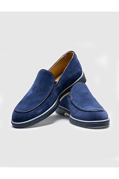 Cabani Ανδρικά παπούτσια Casual από γνήσιο δέρμα Navy Blue