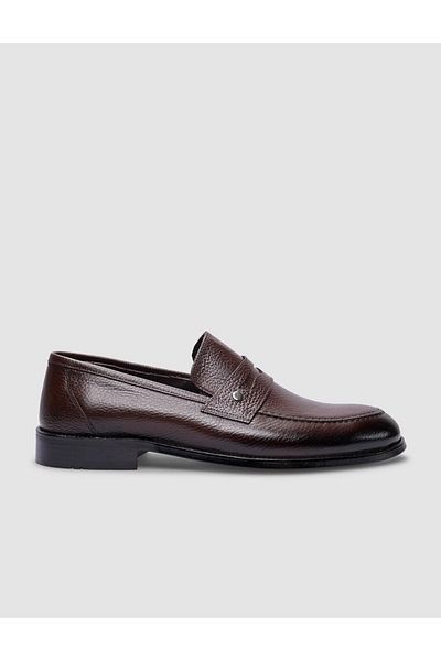 Cabani 100% Genuine Leather Brown Men's Classic Shoes