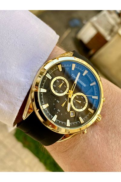 Reward Black Color Waterproof Sports Model Men's Wristwatch with Calendar