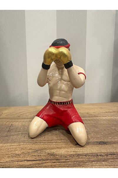 İki Cadı Tasarım Kickboxer, Dövüşçü, Boksör Dekoratif Obje, Biblo