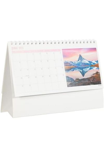 STOREMAX Jvnnshop Color Triangle Desk Calendar - Landscapes 646268