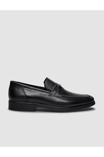 Cabani 100% Genuine Leather Black Men's Classic Shoes