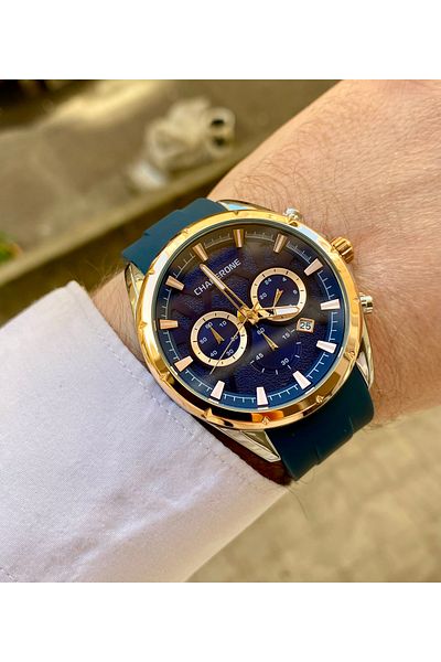Reward Chaporone Navy Blue Color Waterproof Mens Wrist Watch