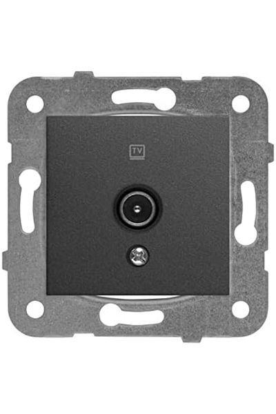 MCreative Novella Black Tv Switch 8Db Mechanism+Button Cover