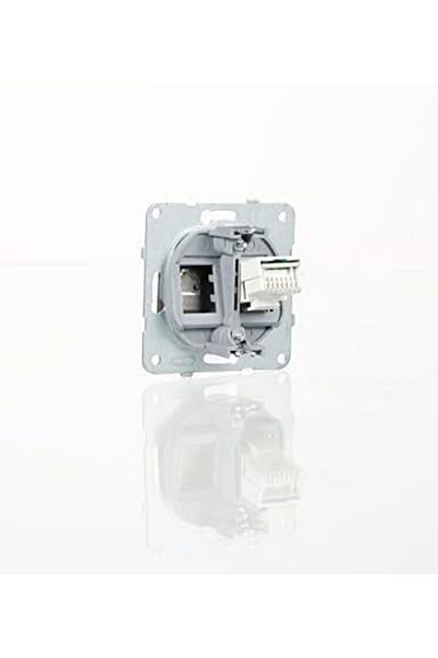 STOREMAX Lvnshop Novella - Anthracite Color Single Numeris Cat3 Mechanism and Lv with Button Cover 224120