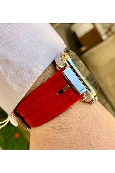 Reward Chaporone Square Red Color Waterproof Men's Wrist Watch