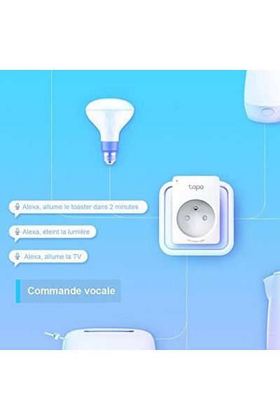 STOREMAX Tapo P100 (2-Pack), Smart Mini Wi-Fi Socket, Works with Amazon Alexa and Google Home