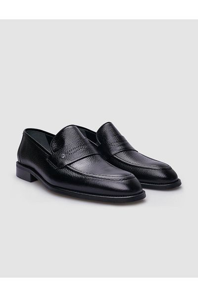 Cabani Black Men's Classic Shoes - 100% Genuine Leather