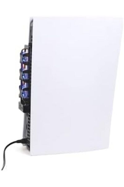 STOREMAX مبرد PS5 مع ضوء LED مروحة صامتة USB3.0 مشعاع بالوعة الحرارة لـ Ps5 TP5-1523E