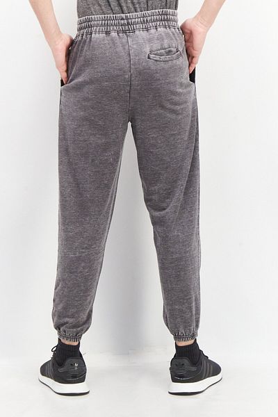 Sovereign Code Men Regular Fit Washed Drawstring Jogger Pants, Black