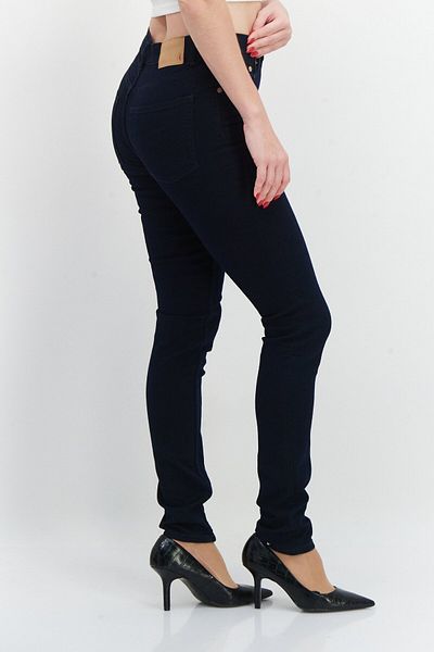 French Connection Women Skinny Fit Solid Stretchable Denim Jeans, Indigo Blue