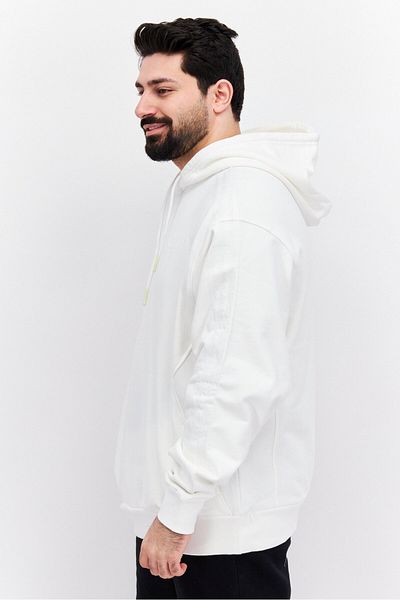 adidas Men Sportswear Fit Long Sleeves Outdoor Hoodie, White
