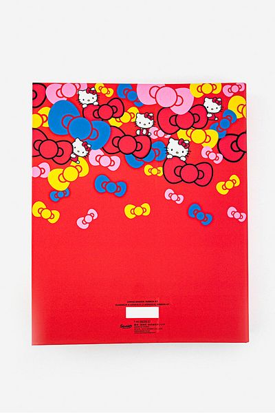SANRIO Ribbon 2,Ring Binder, Red