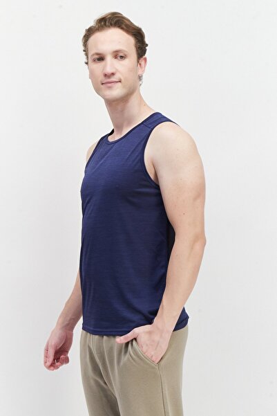 RBX Men Sportswear Fit Training Tank Top, Navy Blue