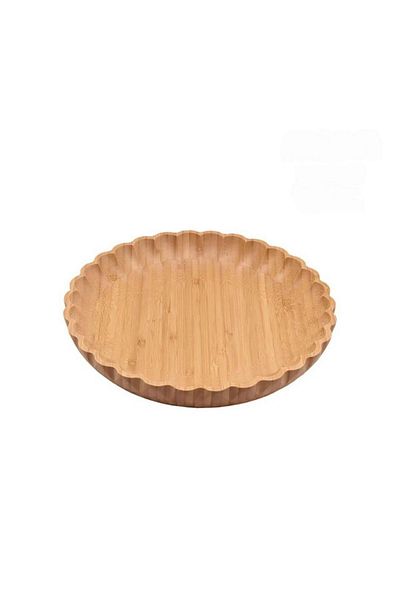 MİEN 25 cm Mien Durable Bamboo Bowl - Serrated and Edged