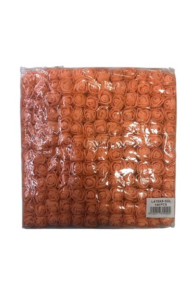 Yumuşakkeçe Pack of 144 Latex Rose Flowers - for Special Occasion and Hobby Use