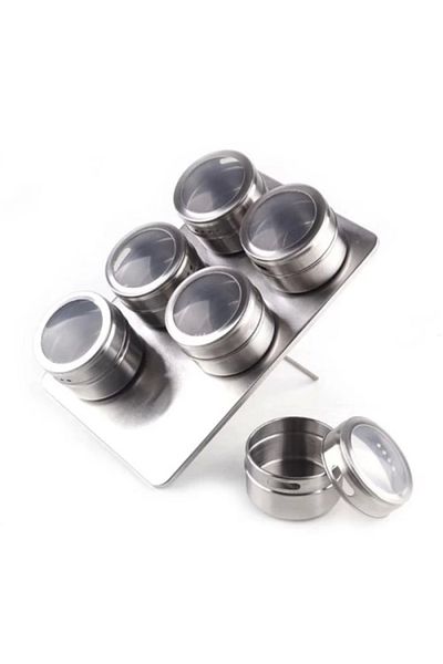 Home Set of 6 Magnetic Spices
