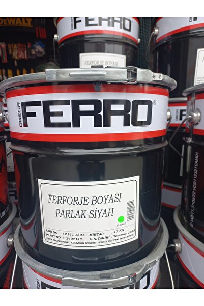 FERRO Ferforje Boyası Parlak Siyah 17kg