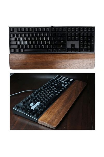 Wooden Keyboard Wrist Rest – Size 60