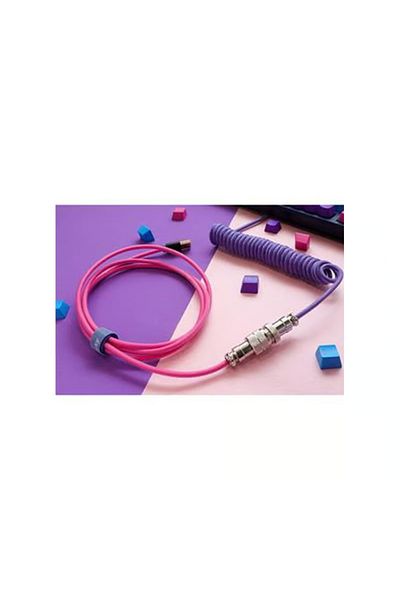 Ducky Joker Premicord Custom USB Cable Coiled Keyboard Cable