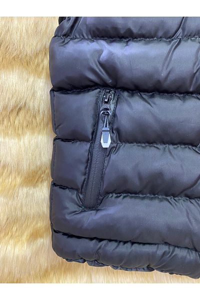 skycott Children's Inflatable Vest Rain Waterproof Lining Inside Zipper Double Pocket Puffer Vest