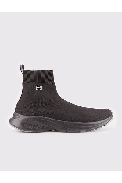 Cabani Men's Summer Sneakers - Black Knitwear