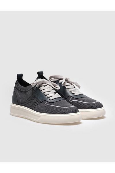 Cabani Knitwear Gray Lace-Up Men's Sports Shoes