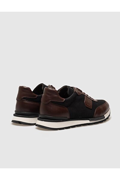 Cabani Ανδρικά αθλητικά παπούτσια με κορδόνια από γνήσιο δέρμα