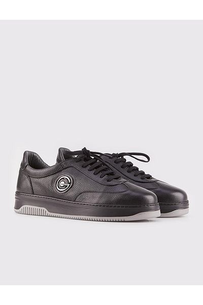 Cabani Genuine Leather Eva Sole Black Fur Men's Sports Shoes