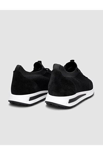 Cabani Triko Siyah Bağcıklı Erkek Sneaker