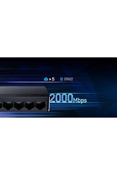 Tenda محول جيجابت إيثرنت بخمسة منافذ