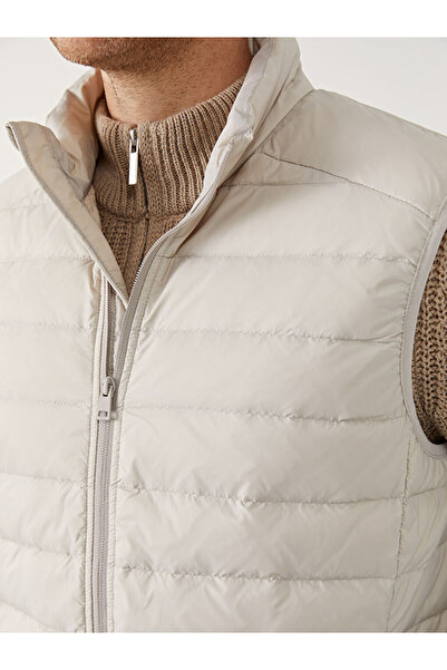 LC Waikiki Ανδρικό φουσκωτό γιλέκο SOUTHBLUE Standard Mold Stand Collar