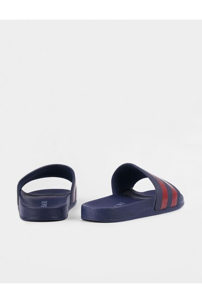 Cabani Ανδρικές παντόφλες παραλίας Claret Red Stripe ριγέ Navy Blue