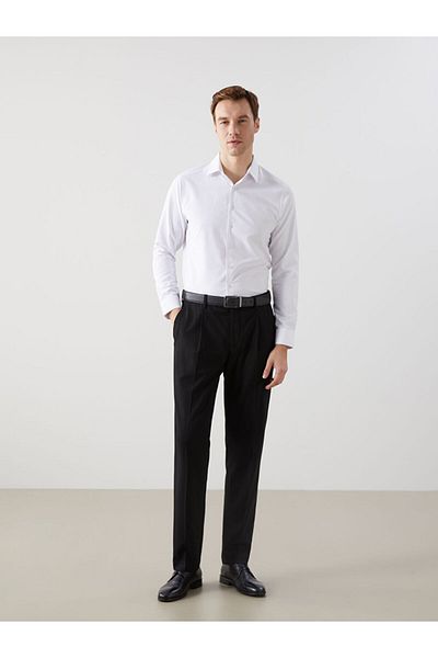 LC Waikiki Cămașă pentru bărbați, cu mânecă lungă, slim fit, sezon nou - S5EQ96Z8