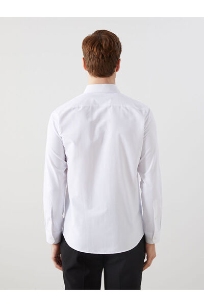 LC Waikiki Ανδρικό μακρυμάνικο πουκάμισο Dobby LCWAIKIKI Formal Slim Fit